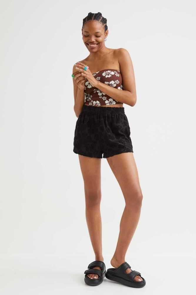 Bermudas H&M Jersey Pull-on Mujer Morados | 315769KWH