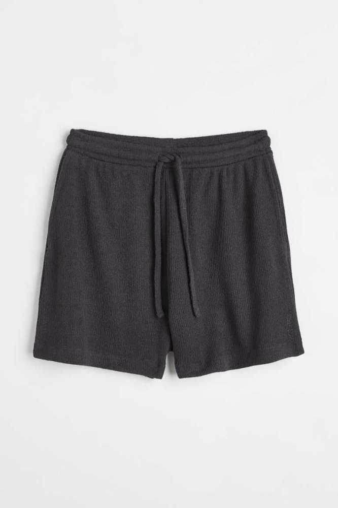 Bermudas H&M Knit Mujer Grises Claro Marrom | 390147HCO