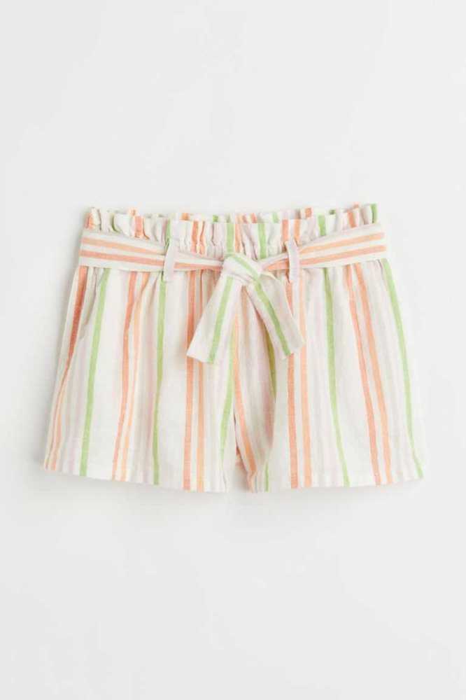 Bermudas H&M Linen-blend Niños Blancos | 639085NOW