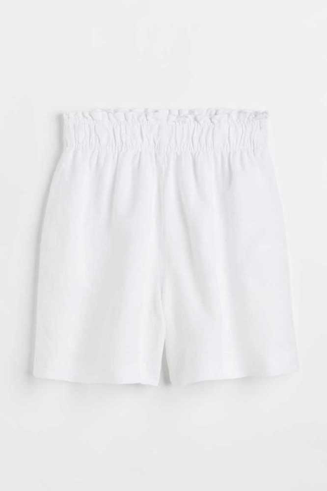 Bermudas H&M Linen-blend Pull-on Mujer Rosas | 931708XUO