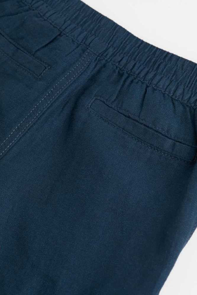 Bermudas H&M Linen-blend Suit Niños Azul Marino Azules | 893427ATW