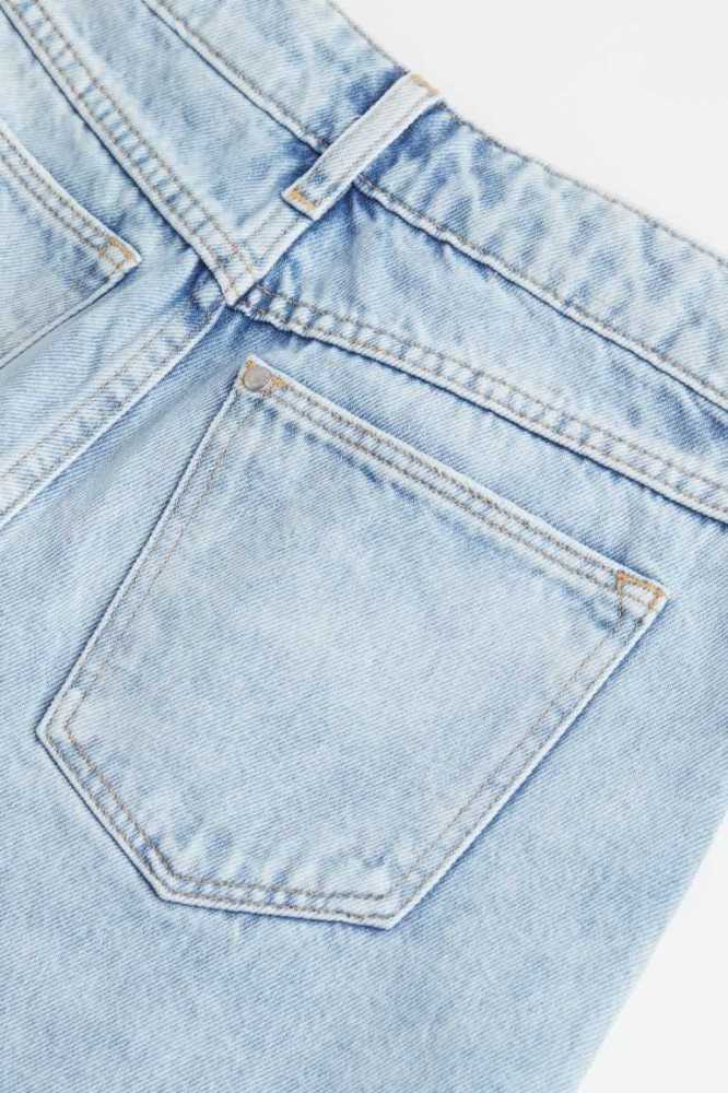 Bermudas H&M Loose Fit Denim Niños Azules Claro | 201694FHS