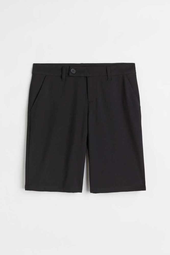 Bermudas H&M Low-waist Bermuda Mujer Negros | 954106GSJ