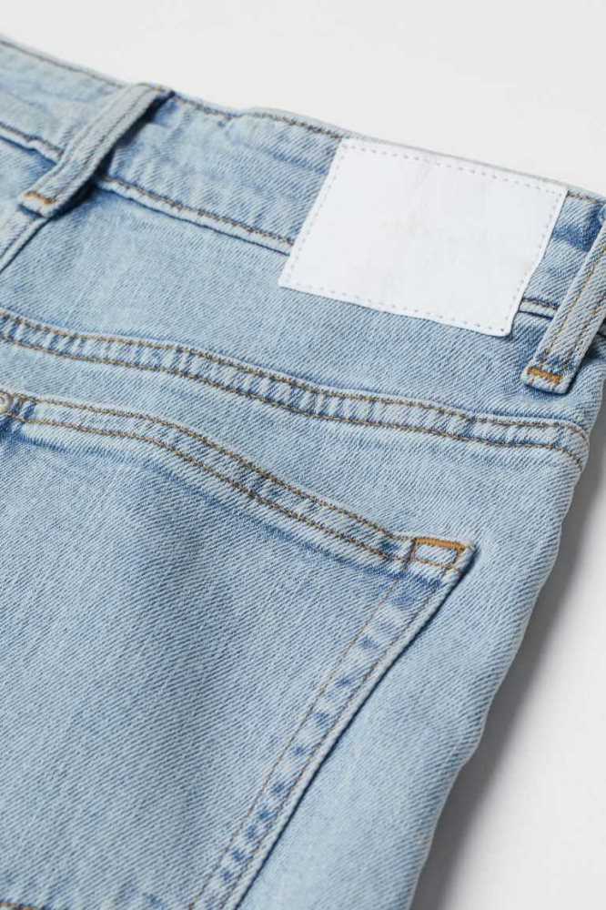 Bermudas H&M Mom Ultra High Denim Mujer Azules Claro | 086241AHF