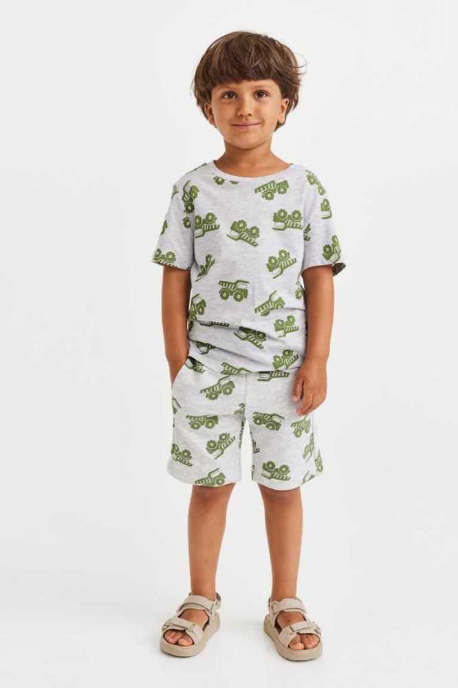 Bermudas H&M Patterned Niños Amarillos | 976210QHT