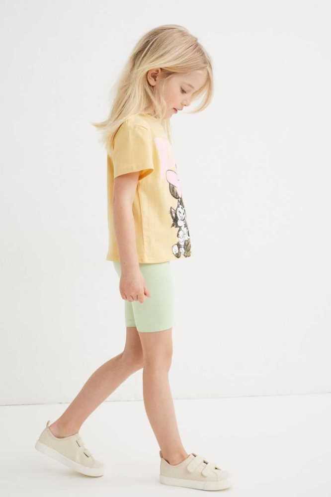 Bermudas H&M Printed Bike Niños Rosas Claro | 804712VBG