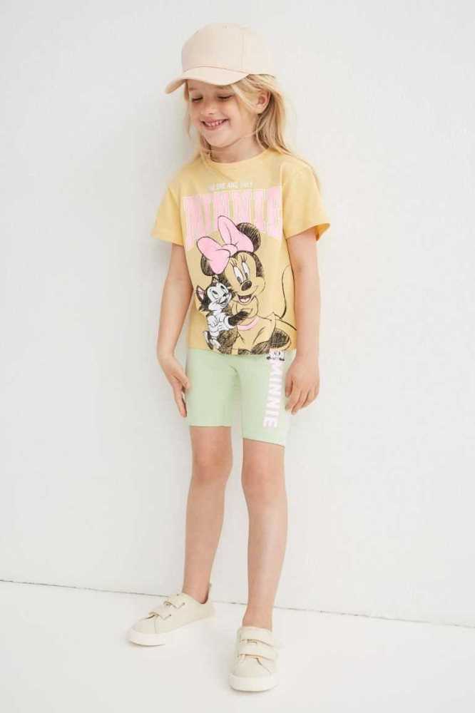 Bermudas H&M Printed Bike Niños Rosas Claro | 804712VBG