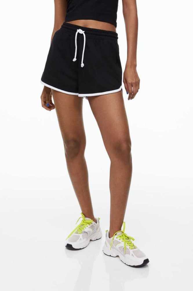 Bermudas H&M Pull-on Mujer Negros | 241897UGZ