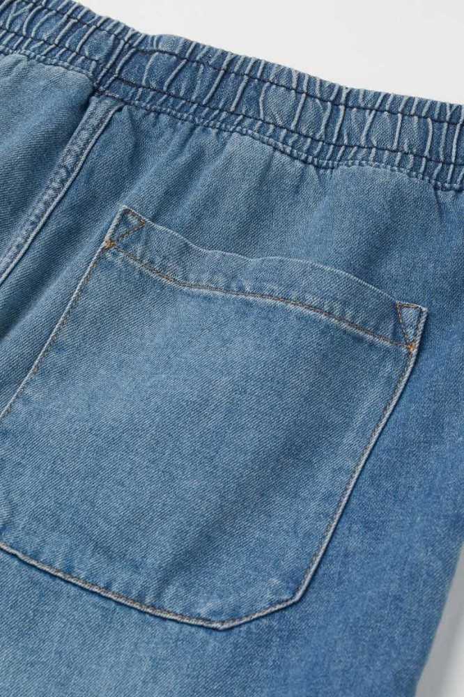 Bermudas H&M Regular Denim Jogger Hombre Azules | 462375BWD