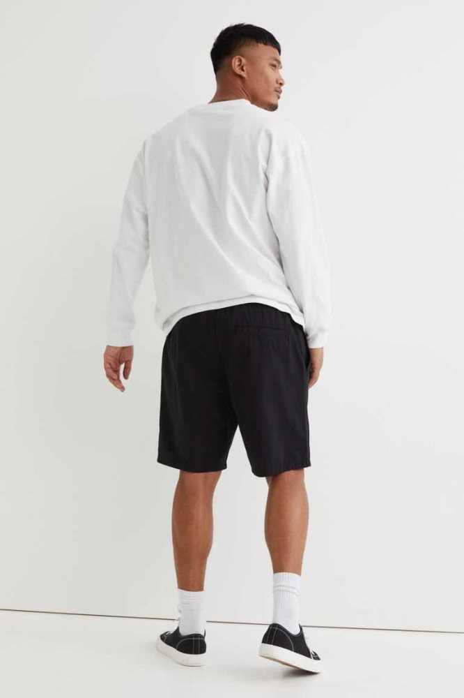 Bermudas H&M Regular Fit Algodon Hombre Rosas Claro | 319246VOE