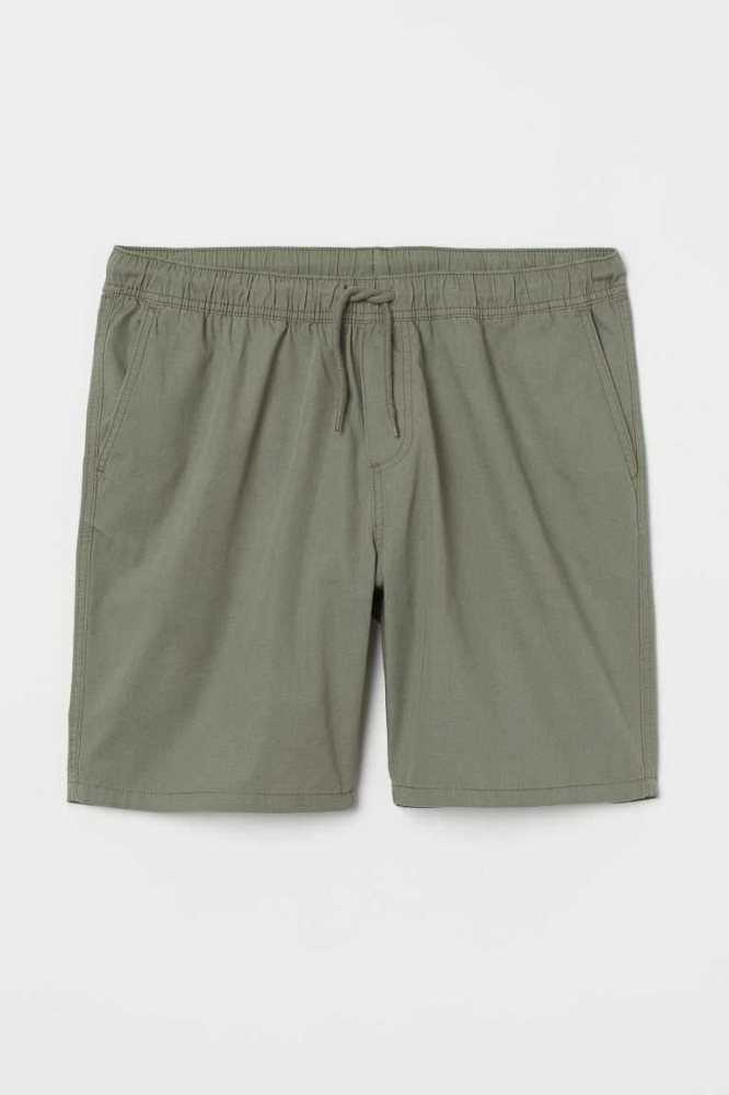 Bermudas H&M Regular Fit Algodon Hombre Rosas Claro | 607128AZS