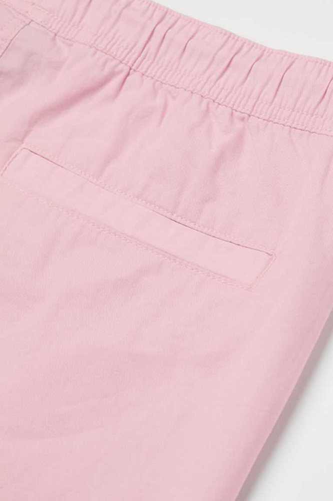 Bermudas H&M Regular Fit Algodon Hombre Rosas Claro | 607128AZS