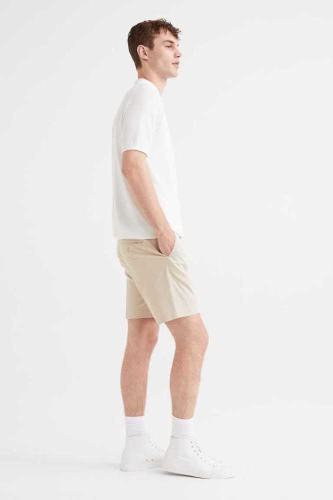 Bermudas H&M Regular Fit Chino Hombre Verdes Claro | 954273SBV