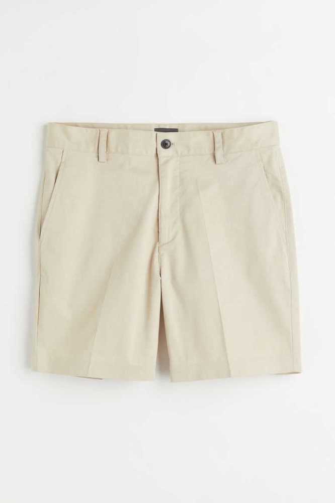 Bermudas H&M Regular Fit Chino Hombre Verdes Claro | 954273SBV