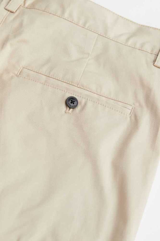 Bermudas H&M Regular Fit Chino Hombre Verdes Claro | 954273SBV