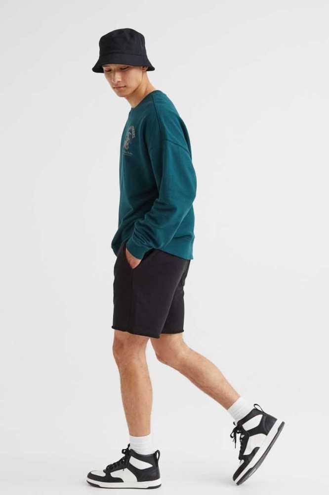 Bermudas H&M Regular Fit Hombre Azules Claro | 354862CDF