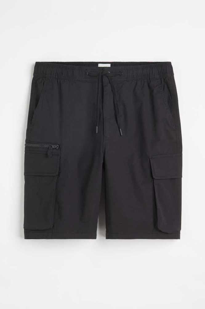 Bermudas H&M Regular Fit Knee-length Cargo Hombre Kaki Verdes | 035694TBJ