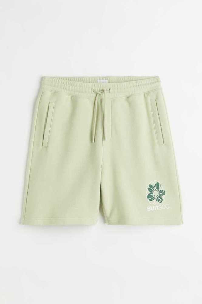 Bermudas H&M Relaxed Fit Algodon Hombre Naranjas | 079612RXF