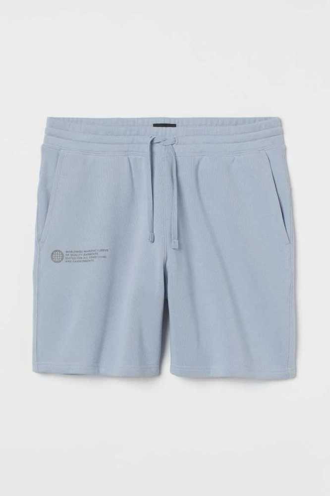 Bermudas H&M Relaxed Fit Hombre Negros | 798625ARS