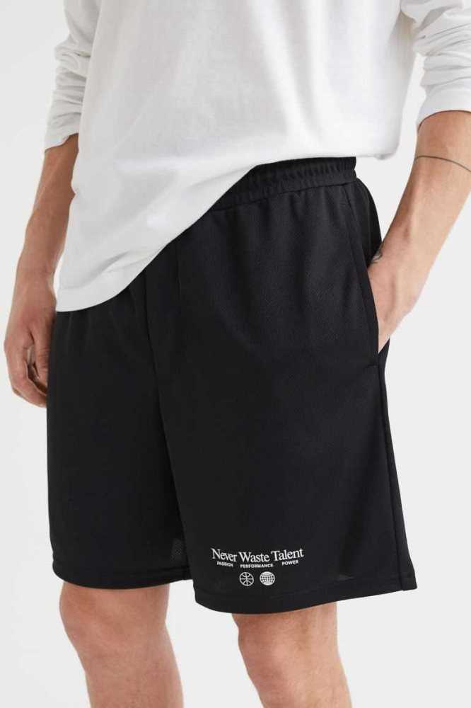 Bermudas H&M Relaxed Fit Mesh Hombre Rosas | 328176UIL