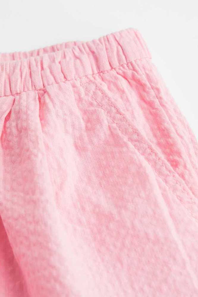 Bermudas H&M Seersucker Niños Rosas Claro | 910246HIA