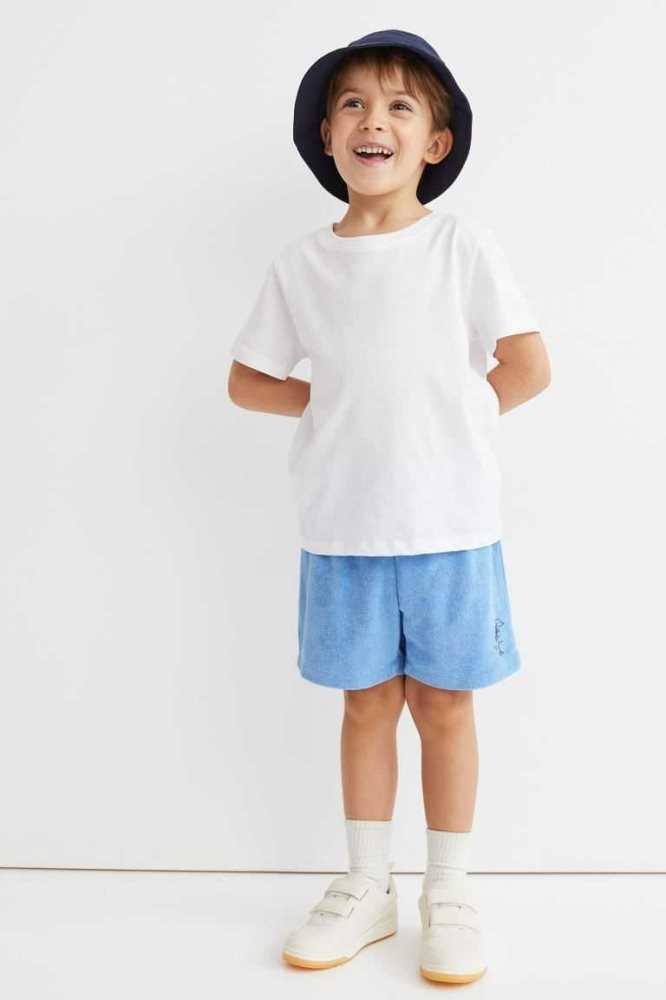 Bermudas H&M Shorts Niños Azules | 608354LNR