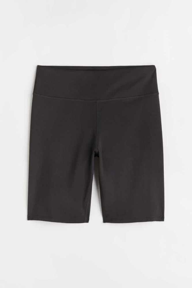 Bermudas H&M Sports Bike Mujer Negros | 568014CNV