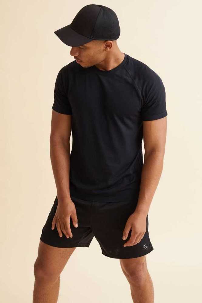 Bermudas H&M Sports Hombre Grises Oscuro | 025896NTZ