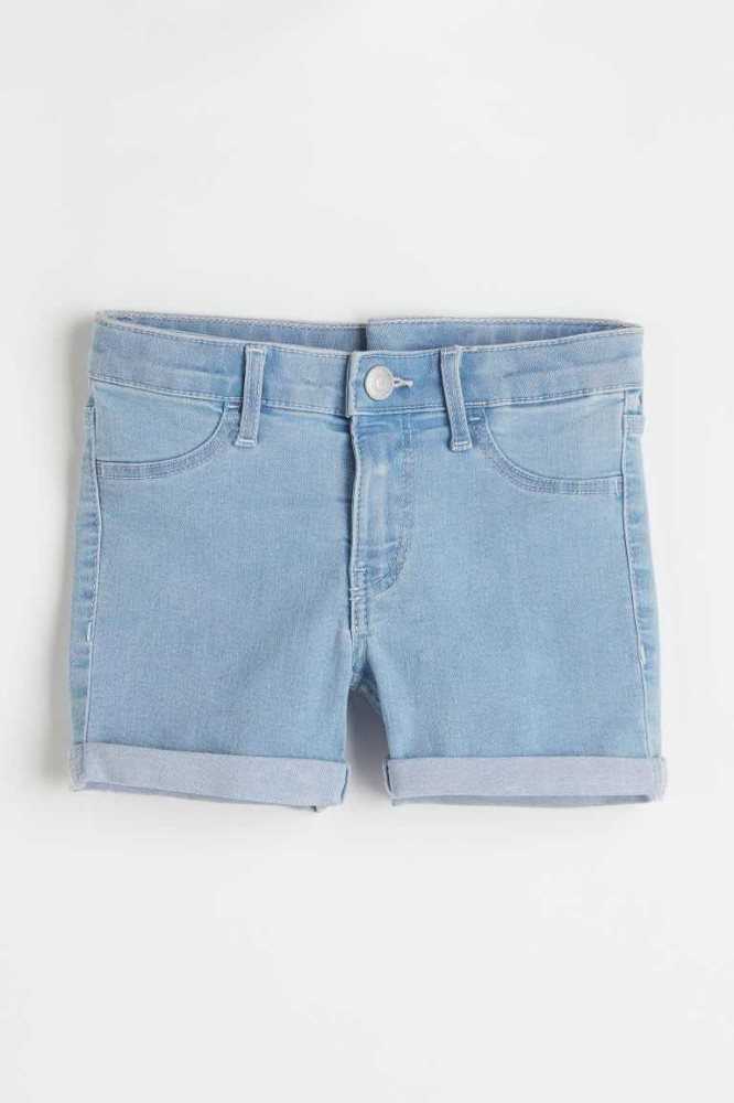 Bermudas H&M Superstretch Denim Niños Azules Oscuro | 810764JLM