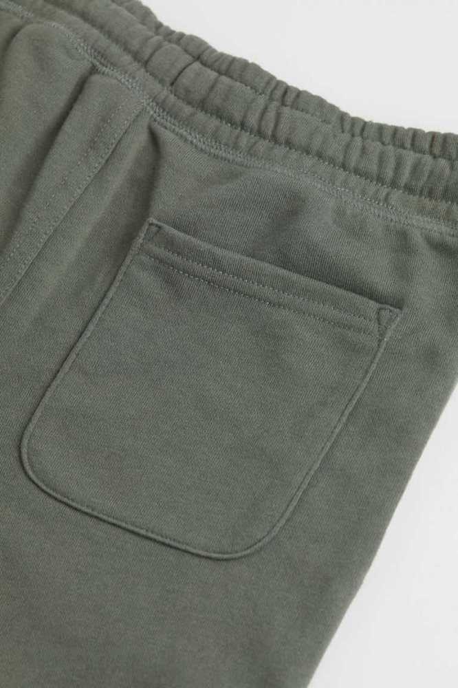 Bermudas H&M SweatshortsMotif Niños Kaki Oscuro Verdes | 594812ZMV