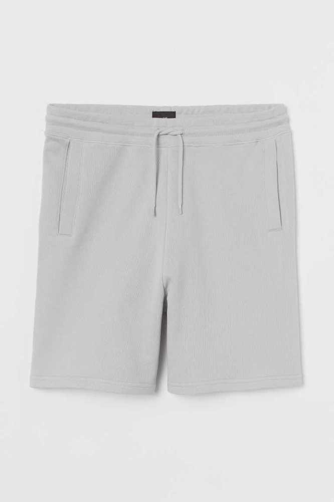 Bermudas H&M Sweatshorts Hombre Creme | 208635ZNC