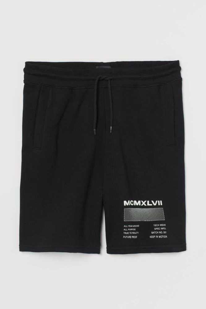 Bermudas H&M Sweatshorts Hombre Grises Claro | 281790KTG