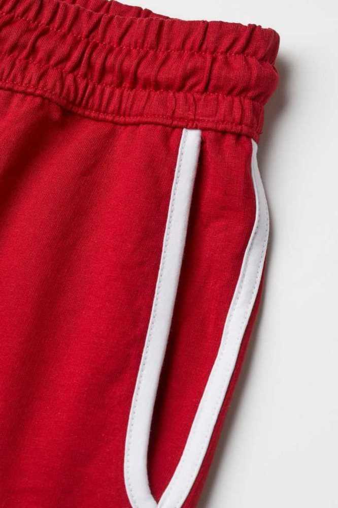 Bermudas H&M Sweatshorts Hombre Negros Blancos | 023156GHK