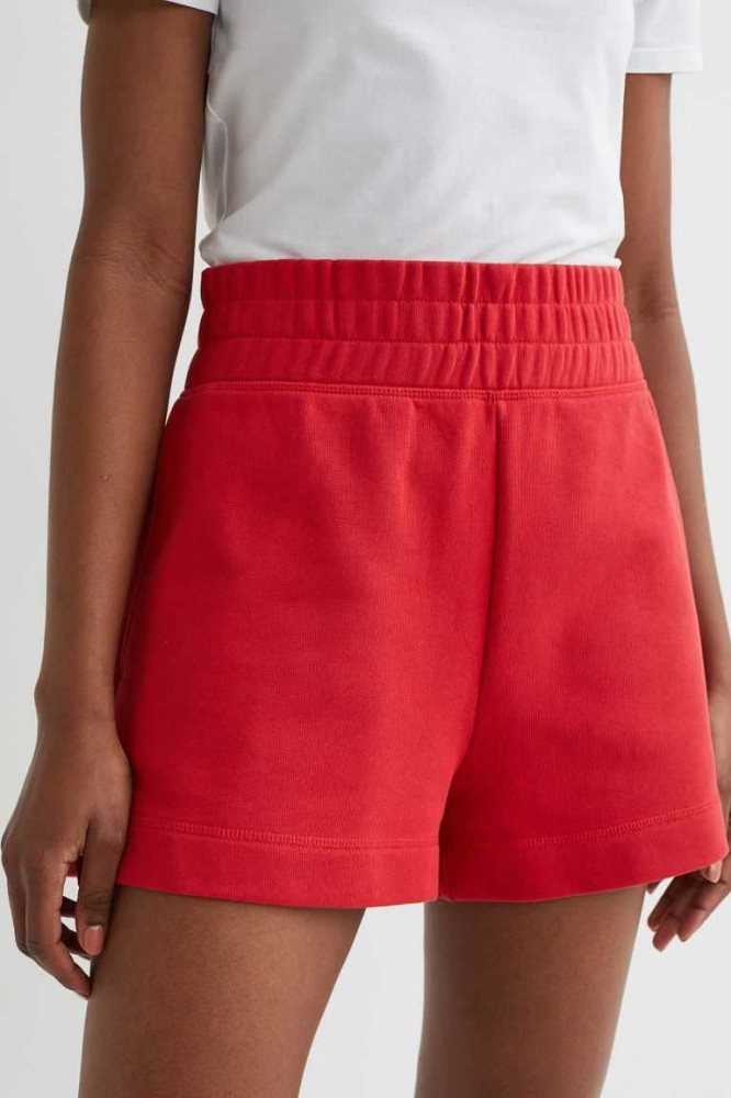 Bermudas H&M Sweatshorts Mujer Amarillos | 302681SGH