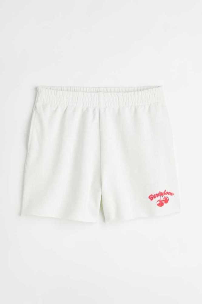 Bermudas H&M Sweatshorts Mujer Azules Claro | 051738ZDX