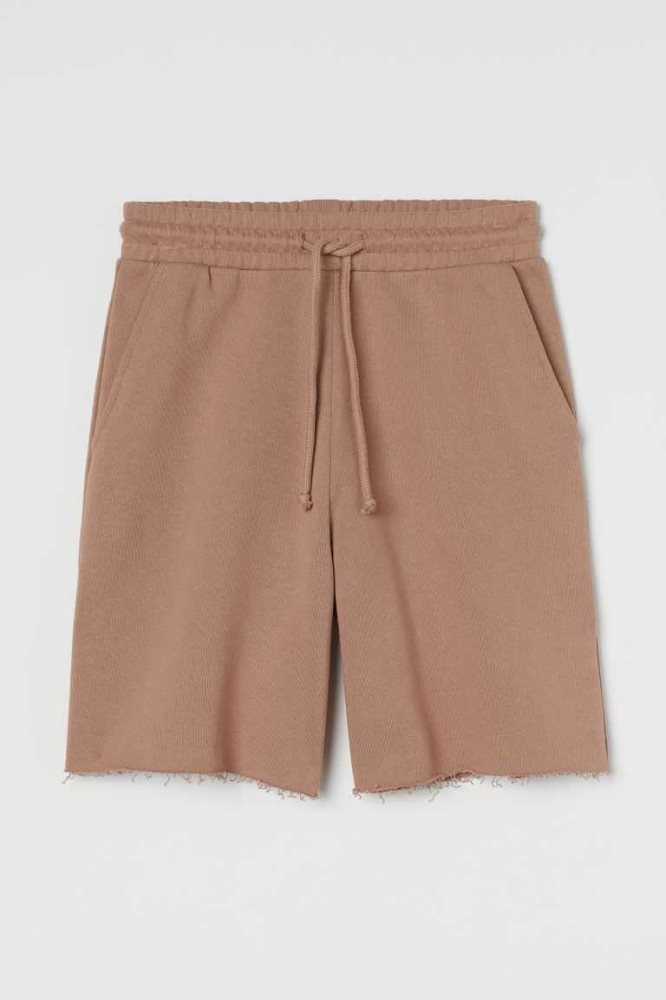 Bermudas H&M Sweatshorts Mujer Azules Claro | 389164PKM