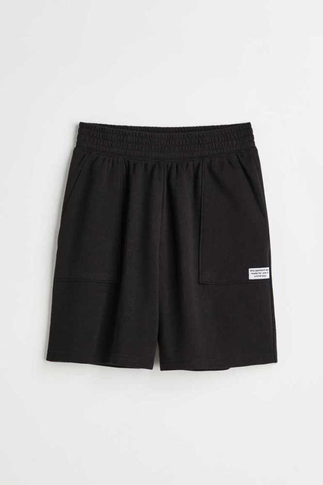 Bermudas H&M Sweatshorts Mujer Grises Claro | 239651WDV