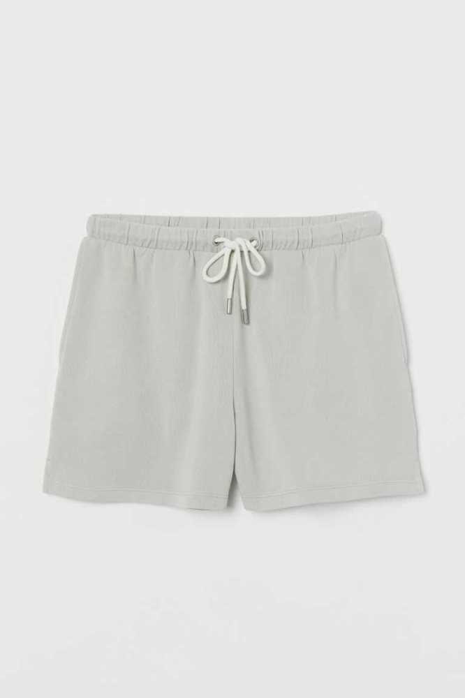 Bermudas H&M Sweatshorts Mujer Grises Marrom | 051927AXQ