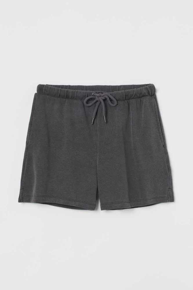 Bermudas H&M Sweatshorts Mujer Grises Marrom | 051927AXQ