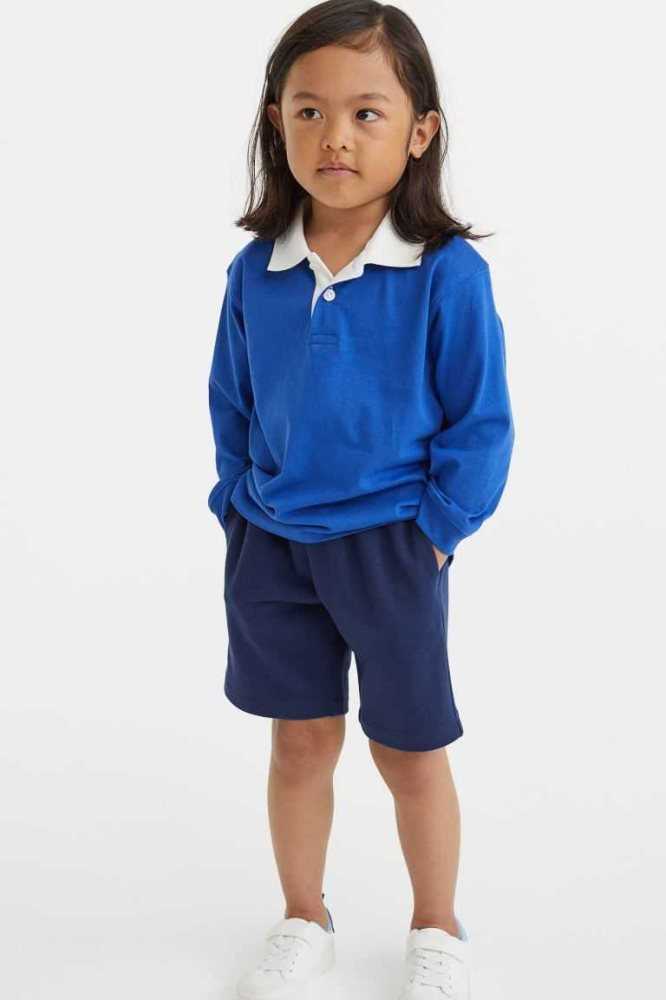 Bermudas H&M Sweatshorts Niños Azul Marino Azules | 485972CGF