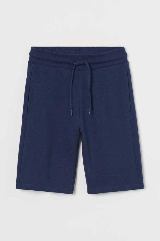 Bermudas H&M Sweatshorts Niños Azul Marino Azules | 852634UHL