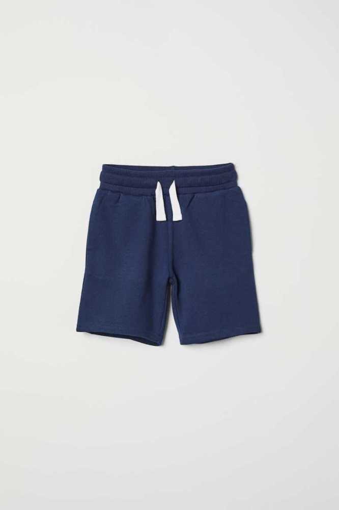 Bermudas H&M Sweatshorts Niños Azules Claro | 074936YAE