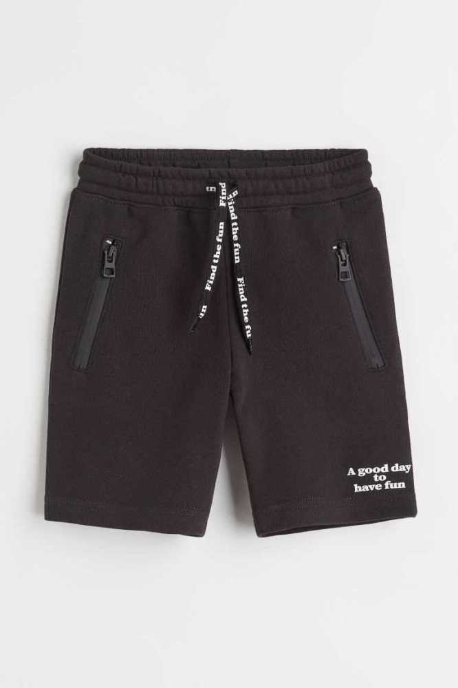 Bermudas H&M Sweatshorts Niños Beige Claro | 127305YPJ