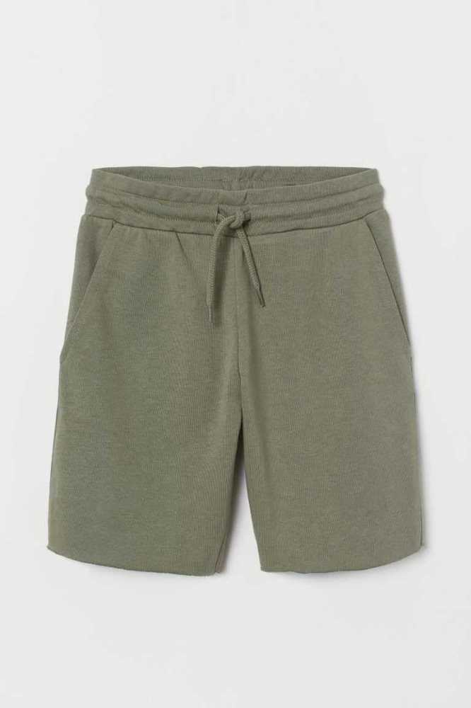 Bermudas H&M Sweatshorts Niños Grises Oscuro | 934821JLX