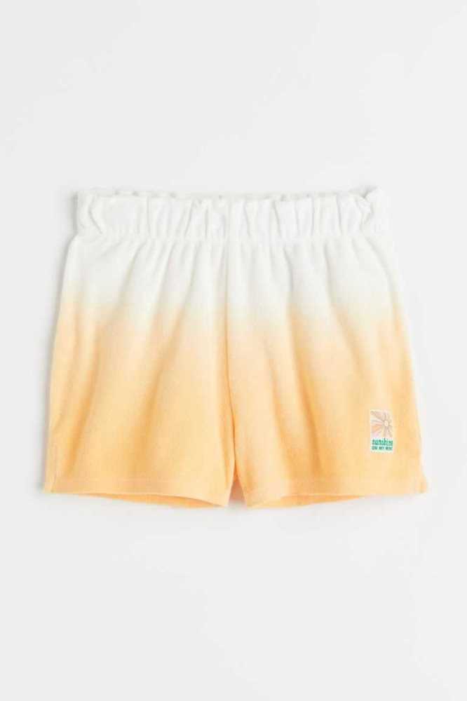 Bermudas H&M Terry Niños Naranjas Claro | 562470DSV