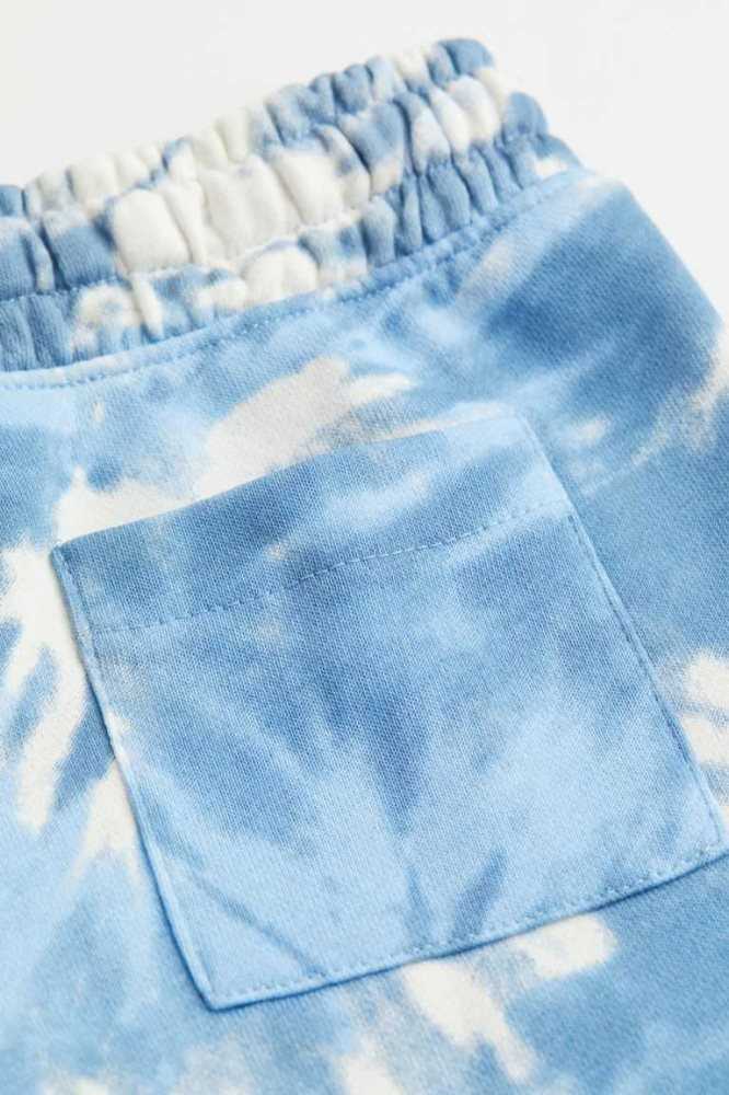 Bermudas H&M Tie-dye-patterned Niños Azules Claro | 659347CAB