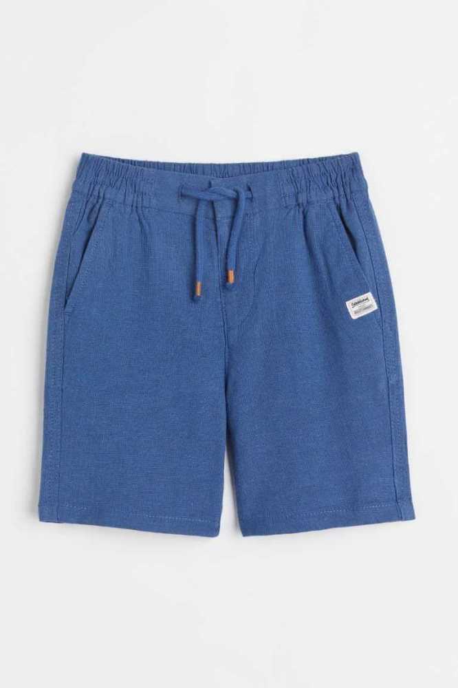 Bermudas H&M Twill Niños Turquesa Claro | 872104PJB