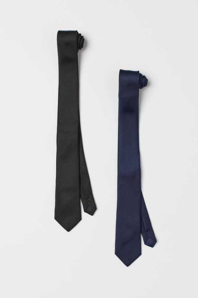 Blazers H&M 2-pack Ties Hombre Negros | 230541KEU