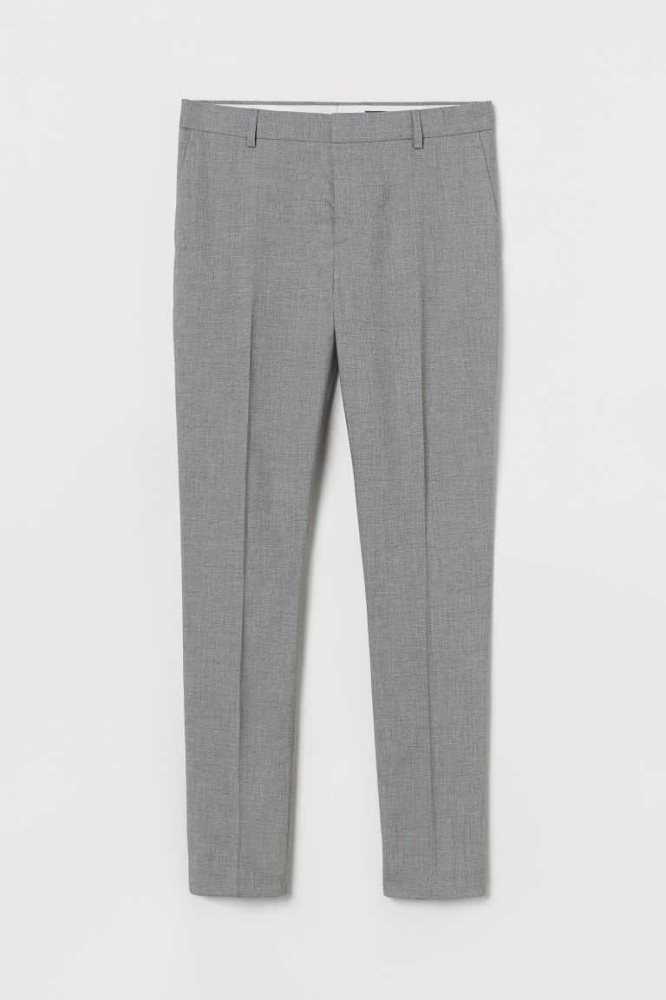 Blazers H&M Flaco Fit Suit Pants Hombre Azules Oscuro | 083169CWT