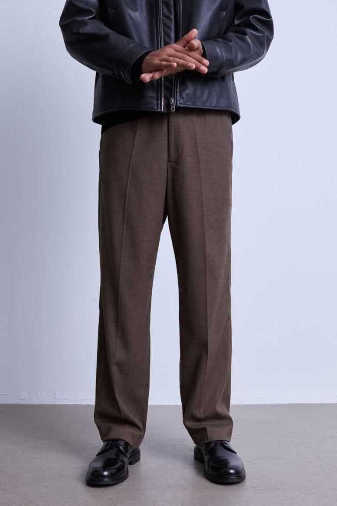 Blazers H&M Relaxed Fit Suit Pants Hombre Beige | 867304CUK